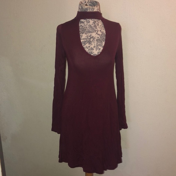 Express Dresses & Skirts - Express cut out choker fit and flare dress